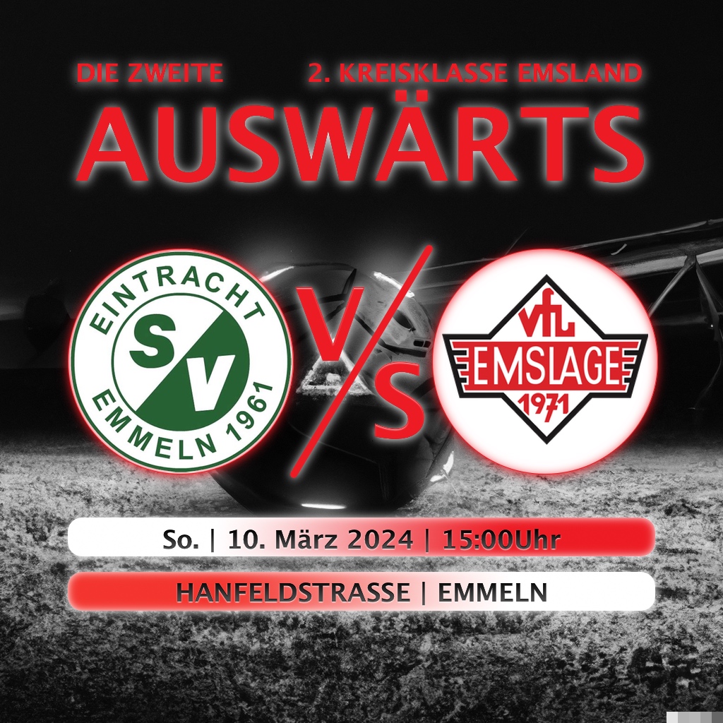 SV Eintracht Emmeln vs VfL II am 10. März 2024