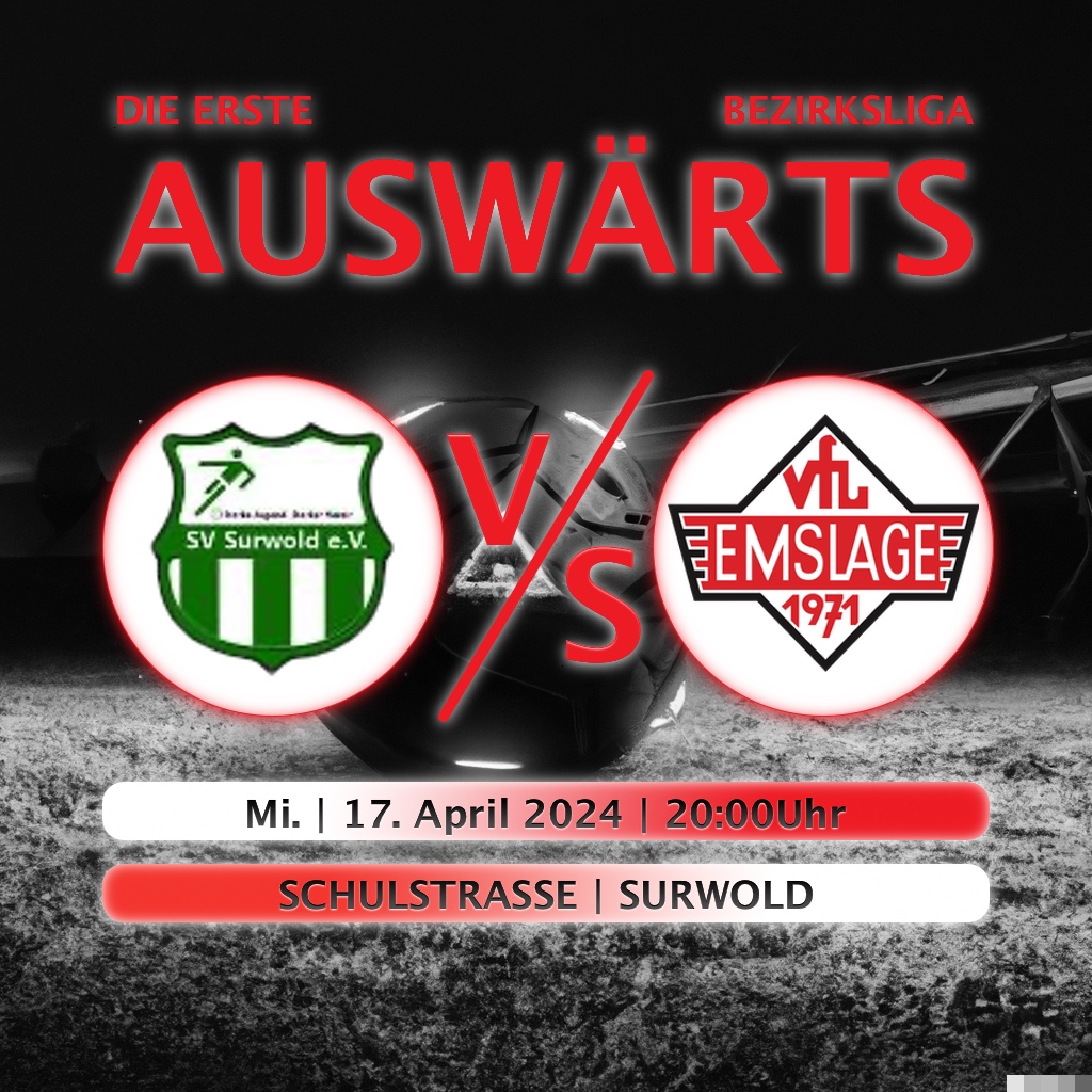 SV Surwold vs VfL I am 17. April 2024