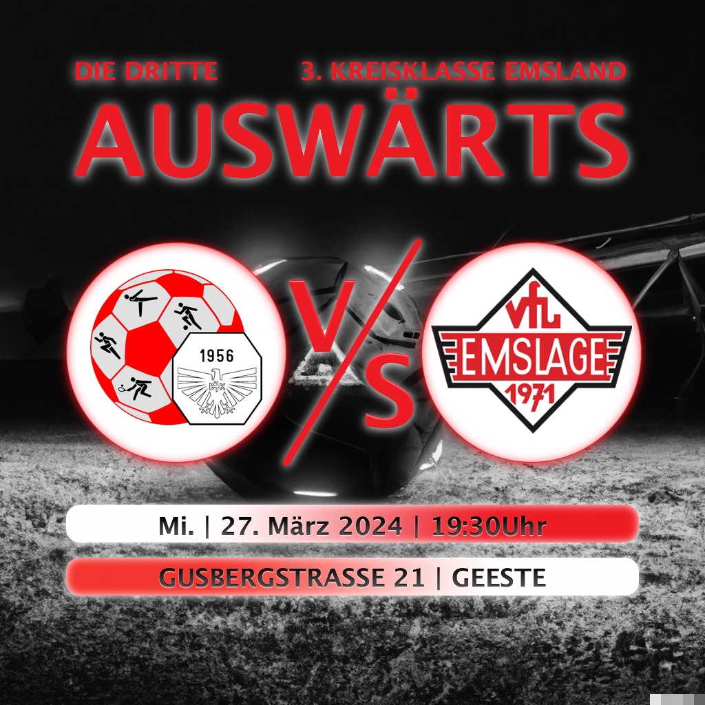 SV DJK Geeste II vs VfL III am 27. März 2024