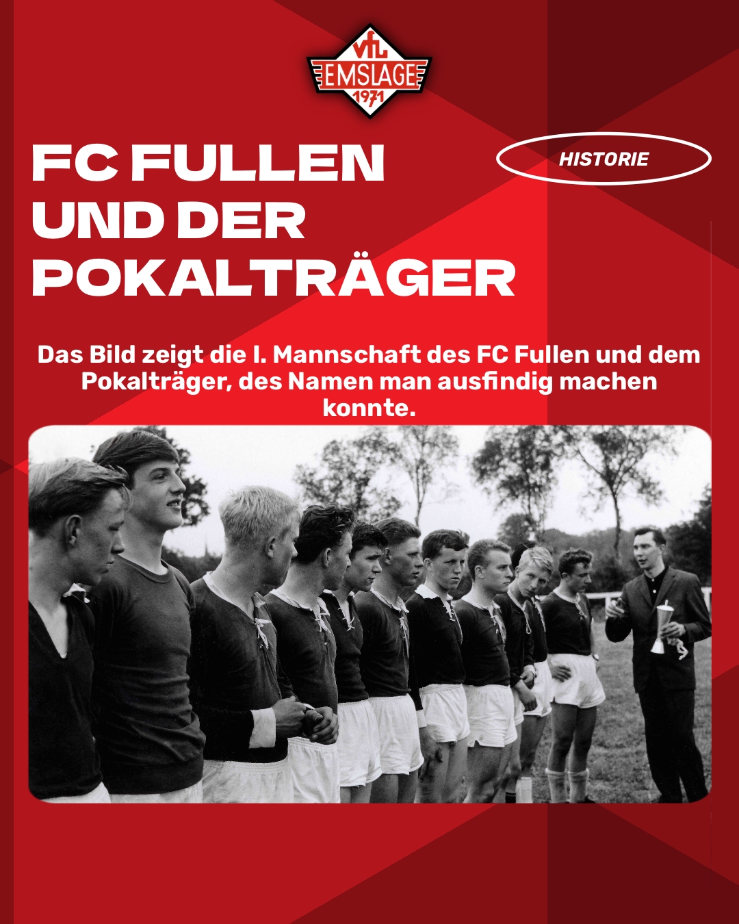 Der FC Fullen und der Pokalträger