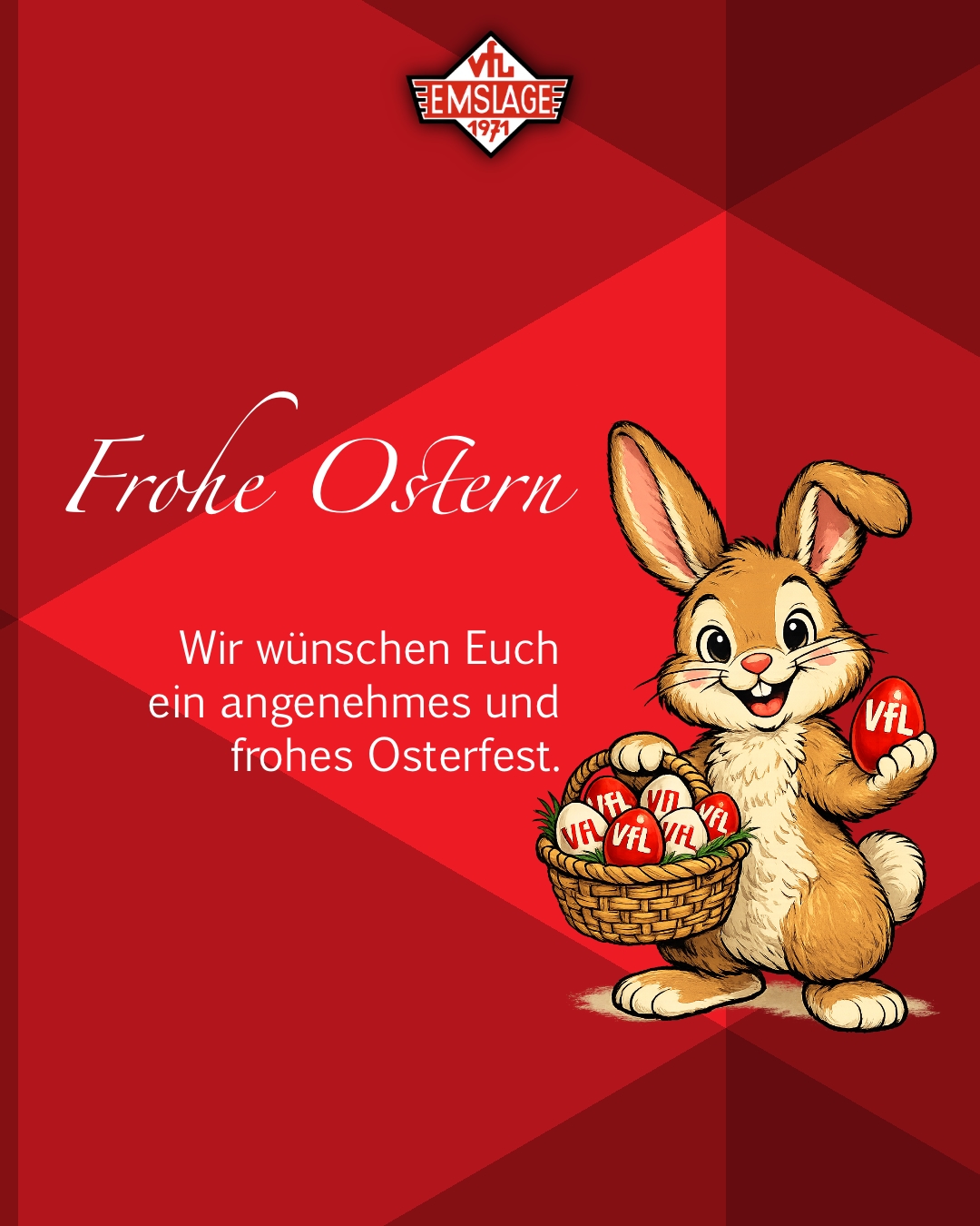 Der VfL Emslage wünscht Frohe Ostern