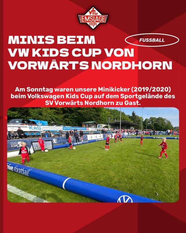 ⚽️ FUSSBALL – Minis – Jahrgänge 2019 und 2020 in Nordhorn

Am Sonntag waren unsere Minikicker (Jahrgänge 2019 & 2020) beim #Volkswagen Kids Cup beim SV Vorwärts Nordhorn zu Gast. ⚽️😊

Für unsere Kids war es ein tolles Erlebnis mit vielen spannenden Spielen, tollen Aktionen, Niederlagen, aber natürlich auch einigen Siegen. 💪🏼🏆
Vor allem standen der Spaß, Teamgeist und die Freude am Fußball im Vordergrund.

Ein großes Dankeschön an die Grafschafter Autozentrale Heinrich Krüp GmbH @grafschafter_autozentrale und den SV Vorwärts Nordhorn @vorwaertsnordhorn_official für die tolle Organisation! 👏🏼

Text und Bilder von Matthias

(miru)

© VfL Emslage e.V. 1971 – Alle Rechte vorbehalten